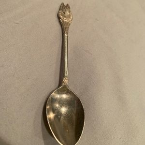 Demitasse silver boys out spoon